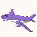 Purple Airplane