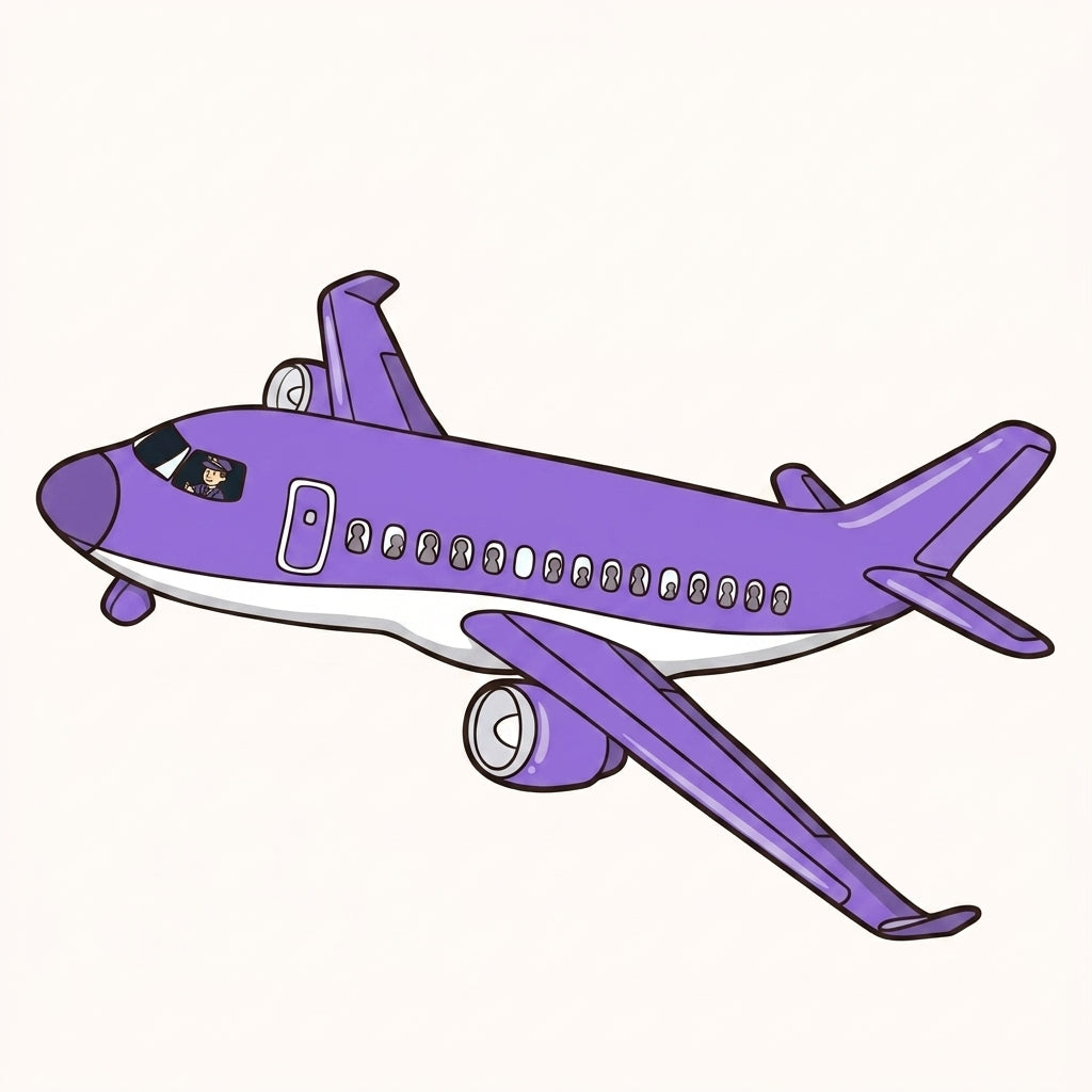 Purple Airplane