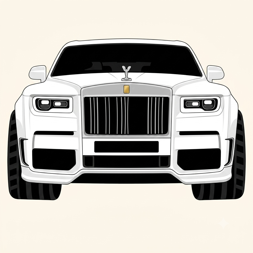 Rolls-Royce Cullinan - White