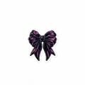 Black Purple Bow