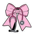 Pink Bow Stethoscope