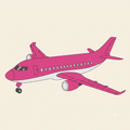 Pink Airplane