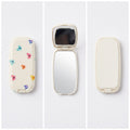 Phone Sticky Mirror - White Butterfly